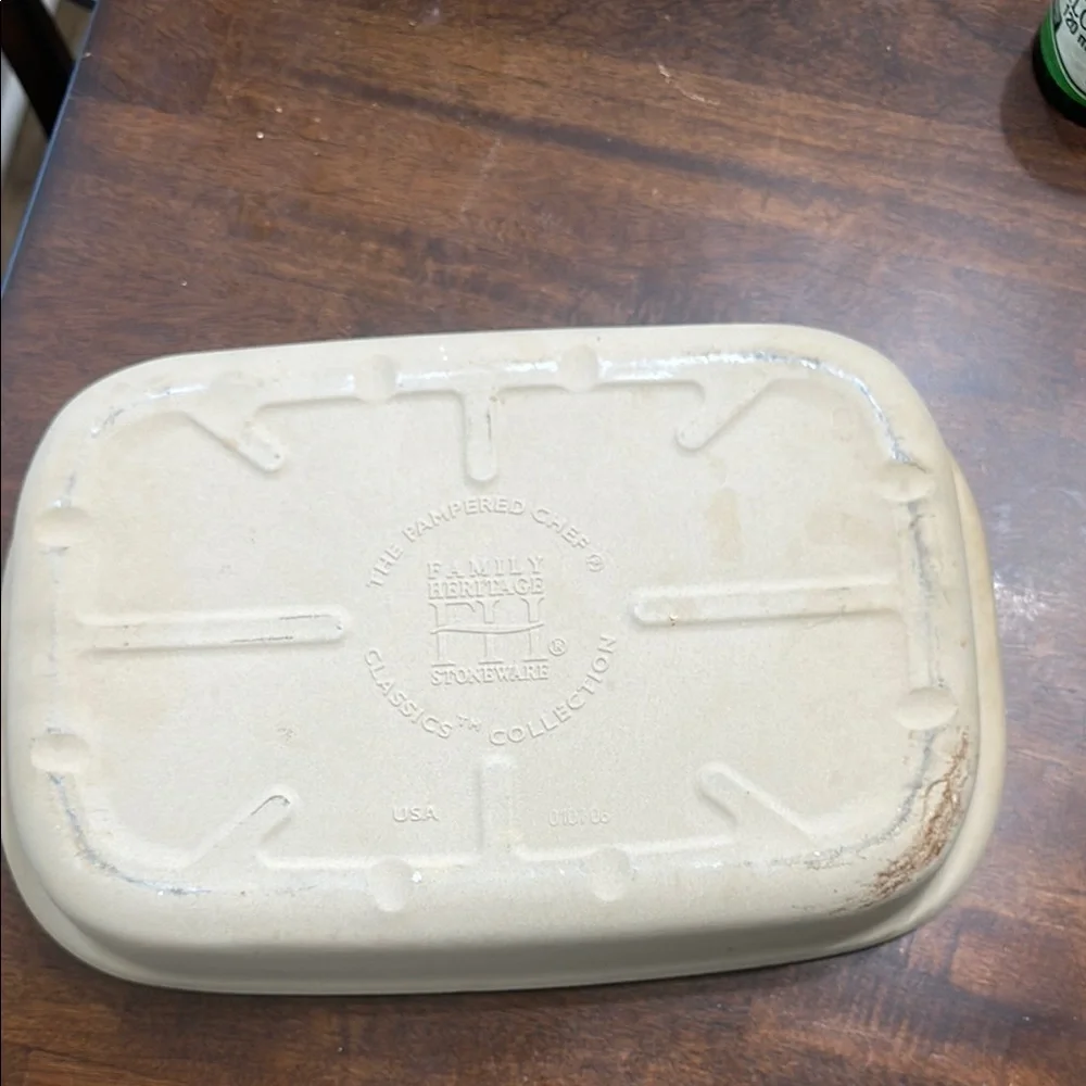 Pampered Chef Heritage Stoneware Baking Dish 9x13 - Picture 1 of 5